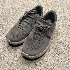 Kizik Lima Gray Knit Sneakers Sz Mens 8.5 Womens 10 Comfort Casual Hands Free